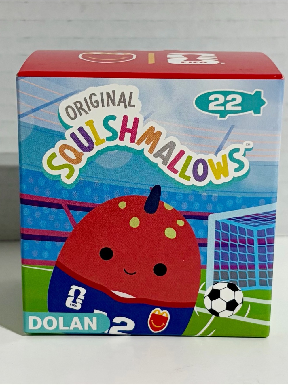Squishmallows McDonald’s 2026 FIFA World Cup X 22 Dolan Happy Meal Toy NEW